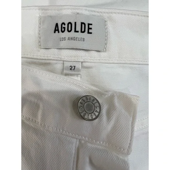 Agolde Riley High Rise Straight Crop Jeans Size 27